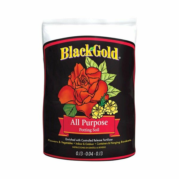 Sun Gro Horticulture 1410102 2CF P 2 cu ft.Black Gold All Purpose Potting Soil with Fertilizer SU11965